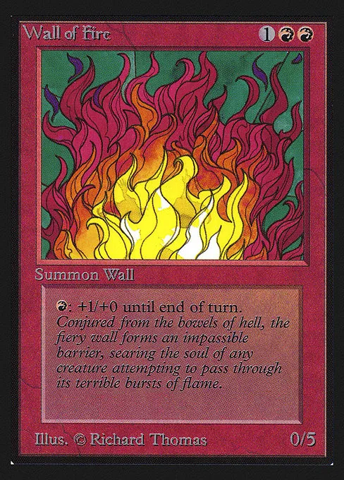 Wall of Fire · Collectors' Edition 182/302