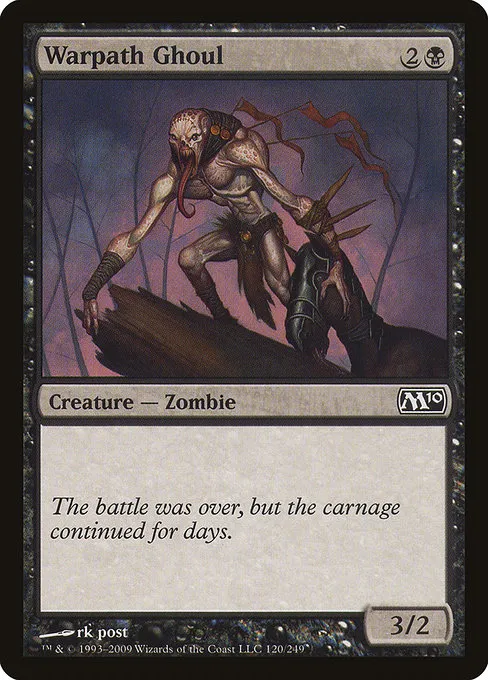 Warpath Ghoul · Magic 2010 120/249
