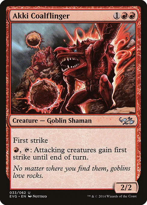 Akki Coalflinger · Duel Decks Anthology: Elves vs. Goblins 33/62