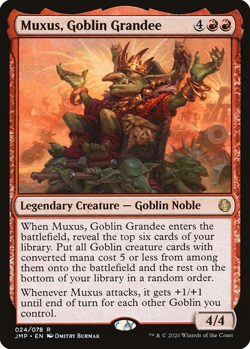 Muxus, Goblin Grandee · Jumpstart 24/497