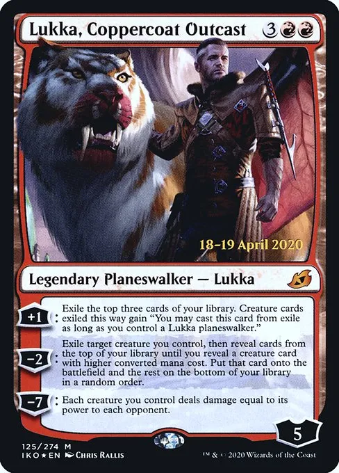 Lukka, Coppercoat Outcast · Ikoria: Lair of Behemoths Promos 125s/137