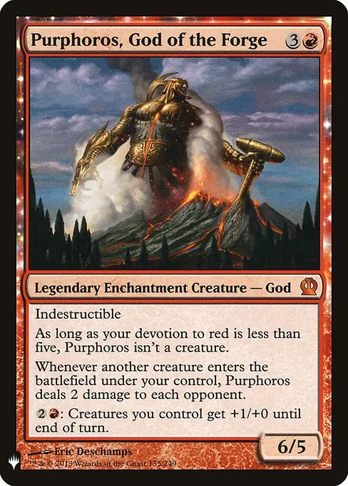 Purphoros, God of the Forge · The List THS-135/5050