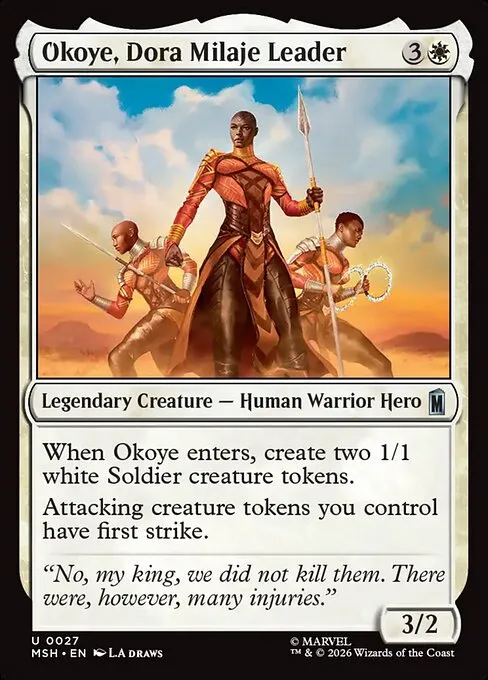 Okoye, Dora Milaje Leader · Marvel Super Heroes 27/24