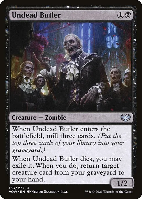 Undead Butler · Innistrad: Crimson Vow 133/423