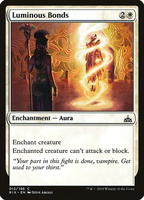 Luminous Bonds · Rivals of Ixalan 12/205