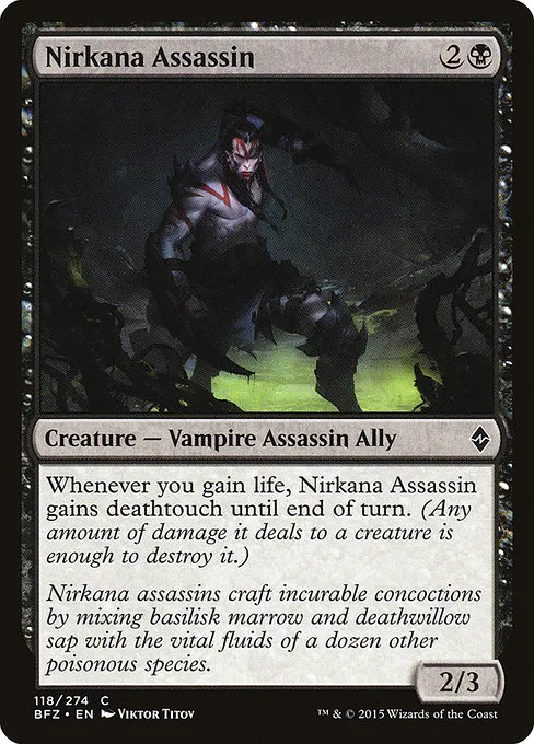 Nirkana Assassin · Battle for Zendikar 118/299