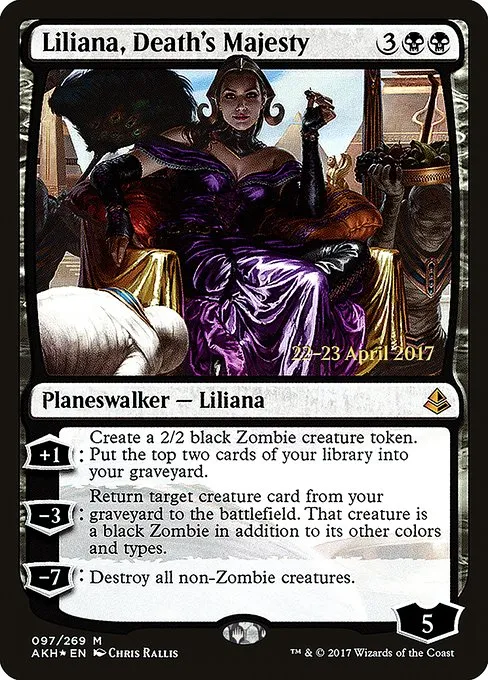 Liliana, Death's Majesty · Amonkhet Promos 97s/77