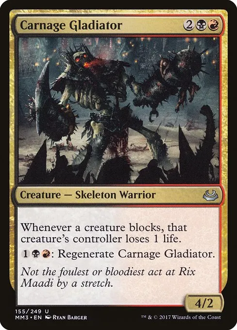 Carnage Gladiator · Modern Masters 2017 155/249