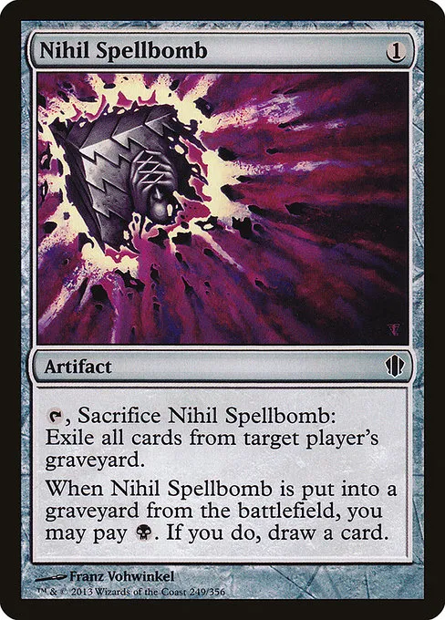 Nihil Spellbomb · Commander 2013 249/356