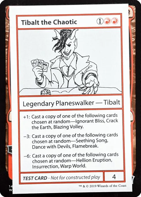 Tibalt the Chaotic · Mystery Booster Playtest Cards 2021 66/121