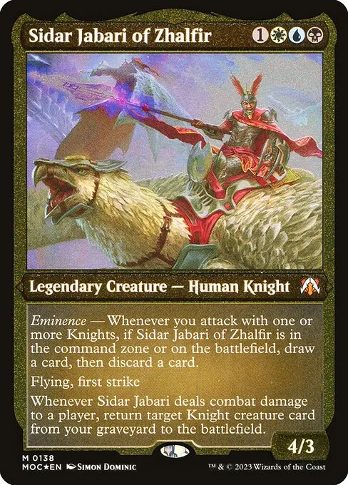 Sidar Jabari of Zhalfir · March of the Machine Commander 138/450