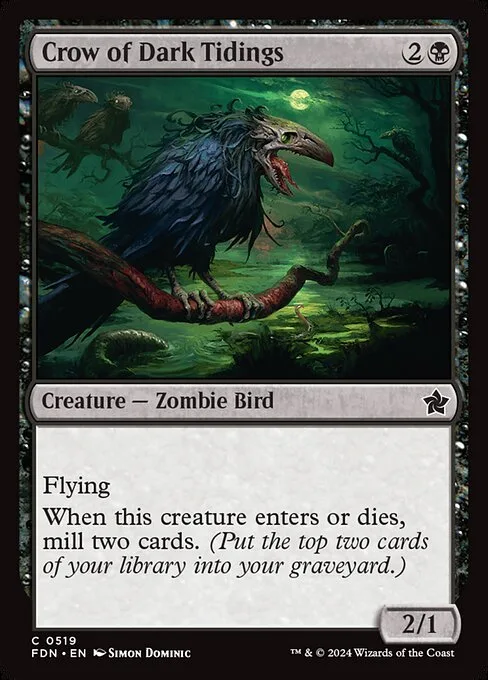 Crow of Dark Tidings · Foundations 519/771