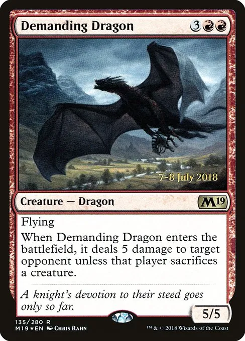 Demanding Dragon · Core Set 2019 Promos 135s/95