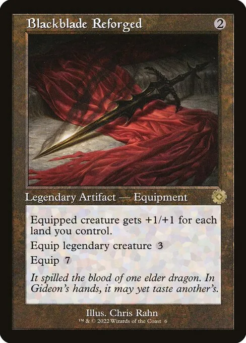 Blackblade Reforged · The Brothers' War Retro Artifacts 6/189