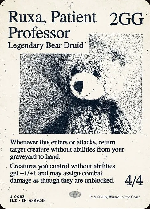 Ruxa, Patient Professor · The Zeta Set 83/21