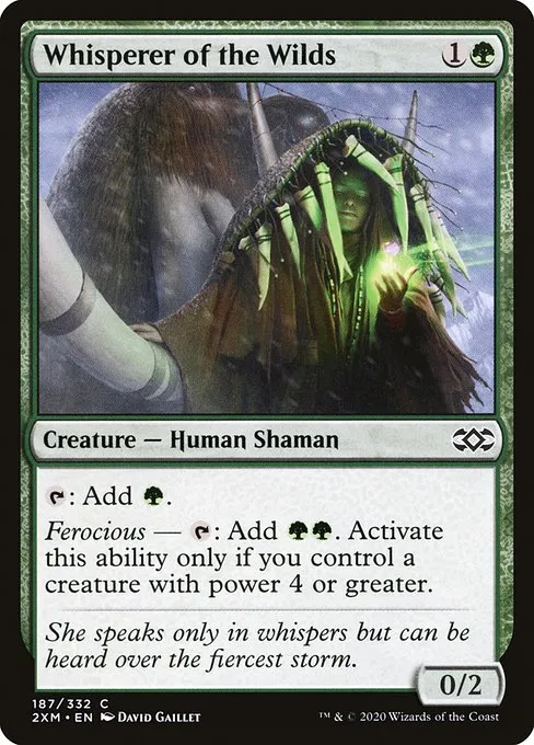 Whisperer of the Wilds · Double Masters 187/384