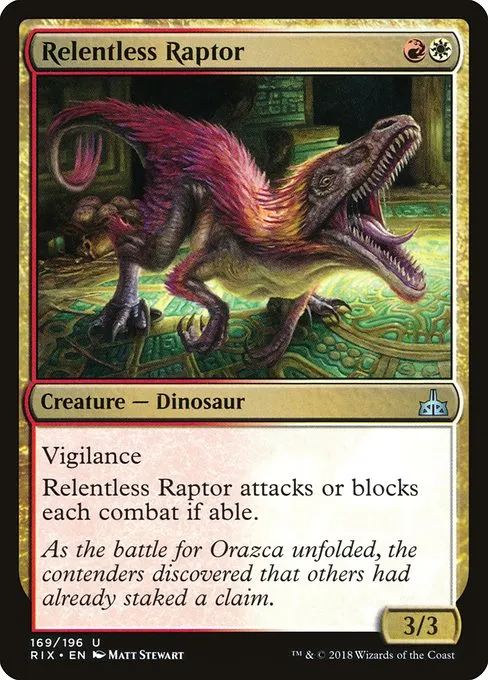 Relentless Raptor · Rivals of Ixalan 169/205