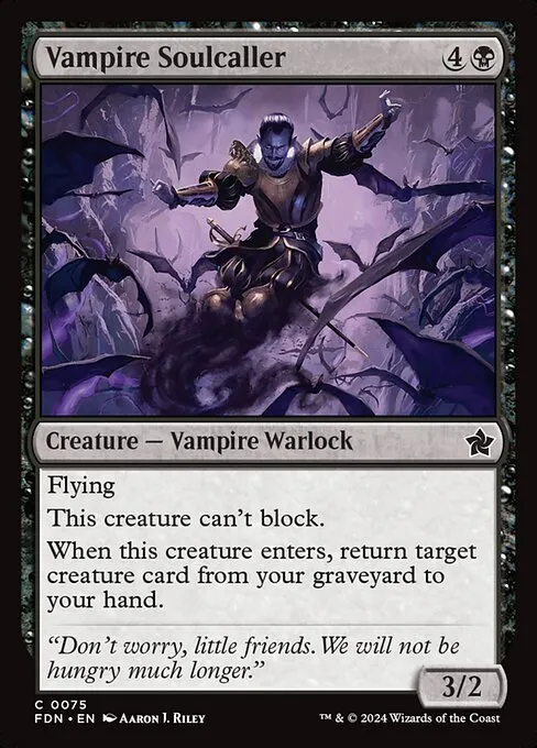 Vampire Soulcaller · Foundations 75/771