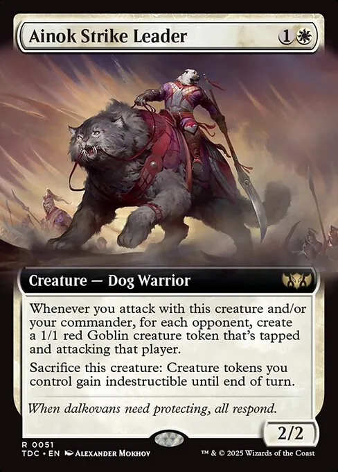 Ainok Strike Leader · Tarkir: Dragonstorm Commander 51/413