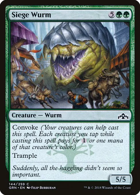 Siege Wurm · Guilds of Ravnica 144/273
