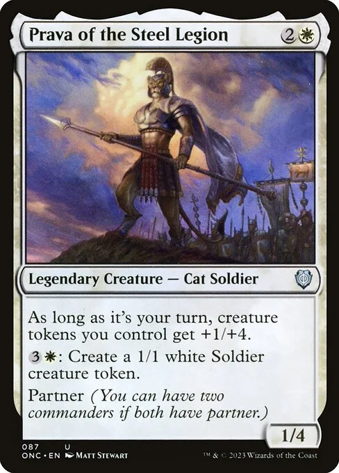 Prava of the Steel Legion · Phyrexia: All Will Be One Commander 87/174