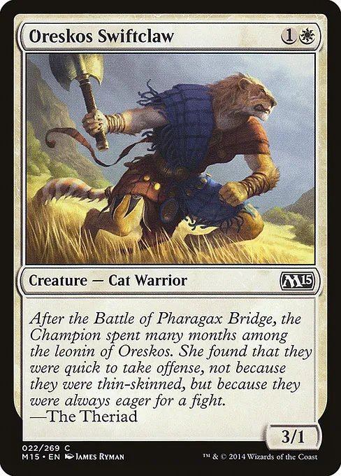 Oreskos Swiftclaw · Magic 2015 22/284