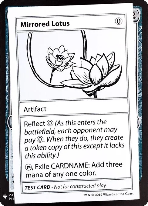 Mirrored Lotus · Mystery Booster Playtest Cards 2019 107/121