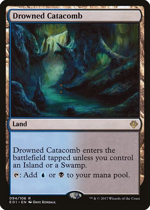 Drowned Catacomb · Archenemy: Nicol Bolas 94/106