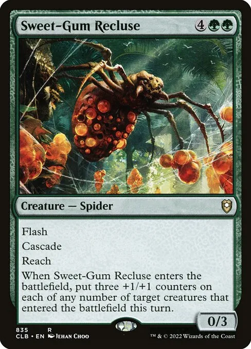 Sweet-Gum Recluse · Commander Legends: Battle for Baldur's Gate 835/936