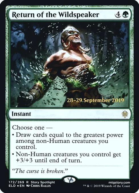 Return of the Wildspeaker · Throne of Eldraine Promos 172s/138