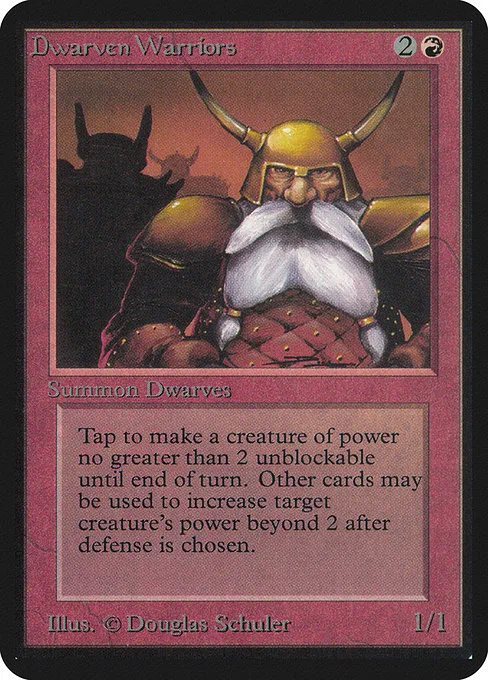 Dwarven Warriors · Limited Edition Alpha 143/295