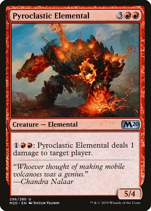 Pyroclastic Elemental · Core Set 2020 296/346