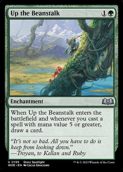 Up the Beanstalk · Wilds of Eldraine 195/381