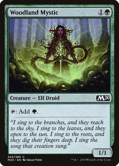 Woodland Mystic · Core Set 2020 344/346