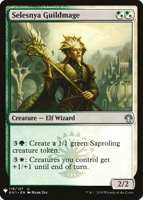 Selesnya Guildmage · The List GK1-119/5050