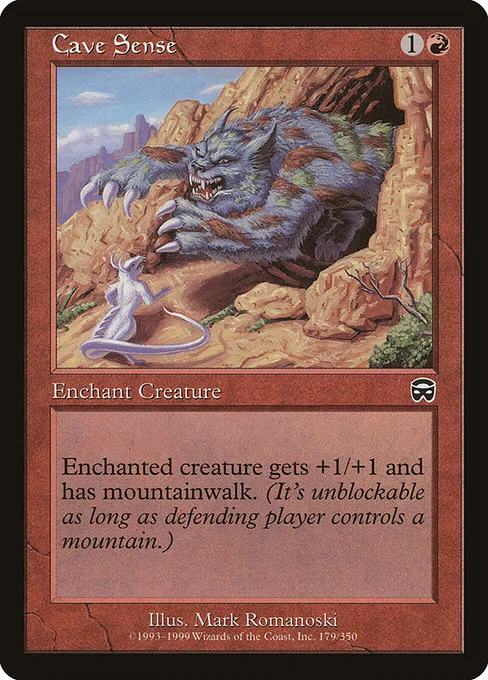 Cave Sense · Mercadian Masques 179/350