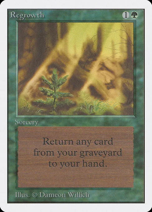 Regrowth · Unlimited Edition 215/302