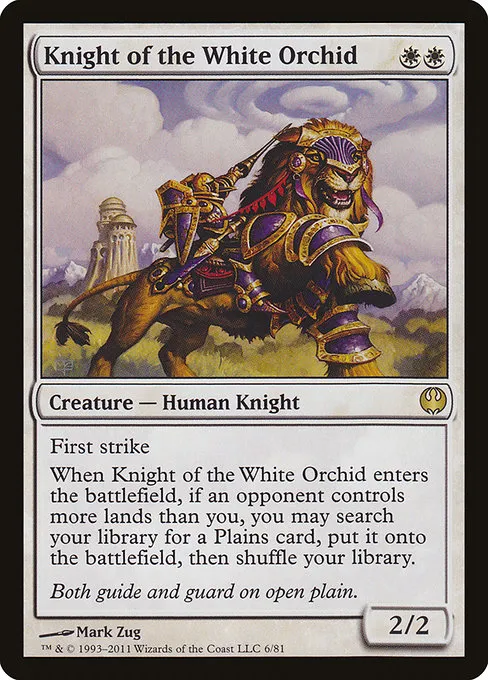 Knight of the White Orchid · Duel Decks: Knights vs. Dragons 6/81