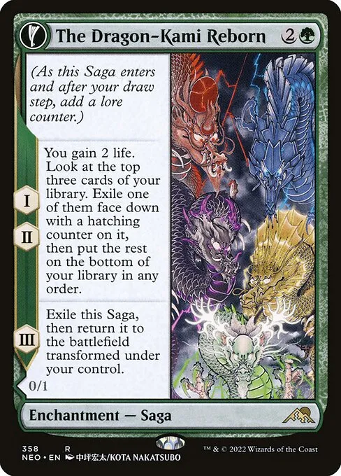 The Dragon-Kami Reborn // Dragon-Kami's Egg · Kamigawa: Neon Dynasty 358/531