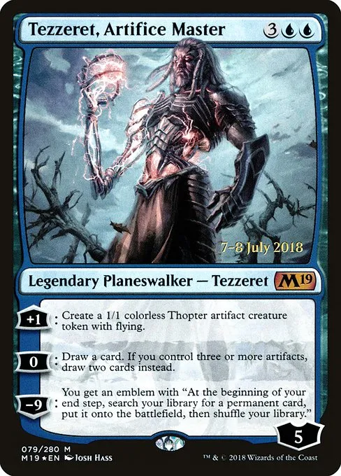 Tezzeret, Artifice Master · Core Set 2019 Promos 79s/95
