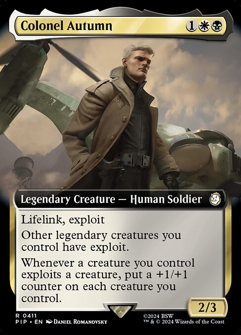 Colonel Autumn · Fallout 411/1068