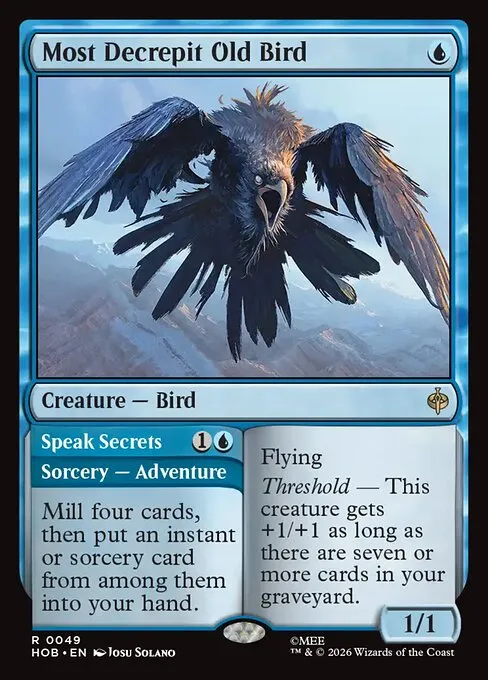 Most Decrepit Old Bird // Speak Secrets · The Hobbit 49/39