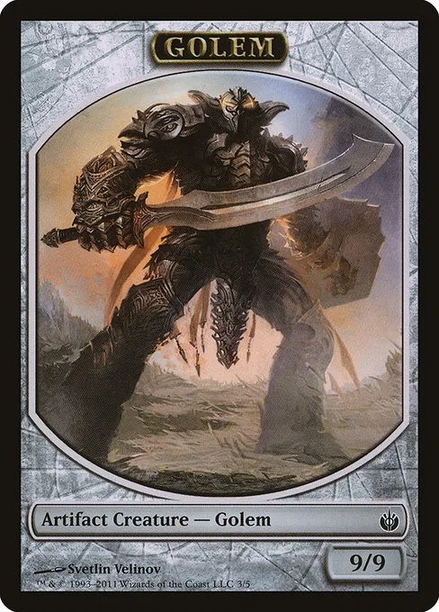 Golem · Mirrodin Besieged Tokens 3/6