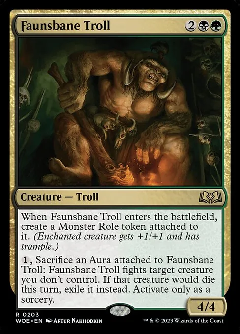 Faunsbane Troll · Wilds of Eldraine 203/381