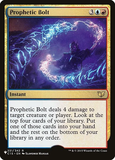 Prophetic Bolt · The List C15-231/5050