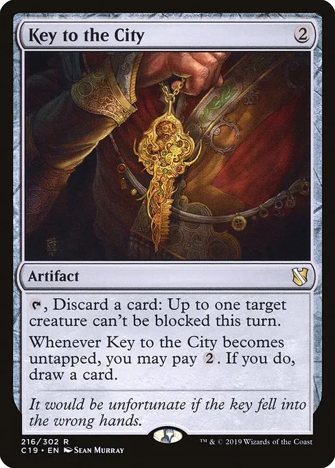 Key to the City · Commander 2019 216/302