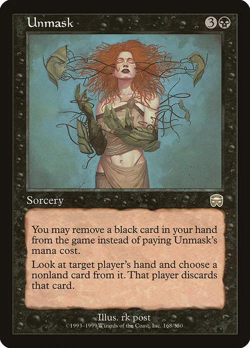 Unmask · Mercadian Masques 168/350