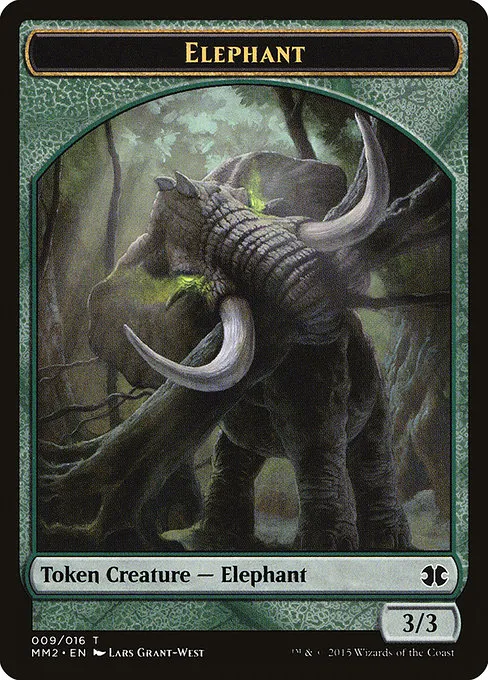 Elephant · Modern Masters 2015 Tokens 9/16