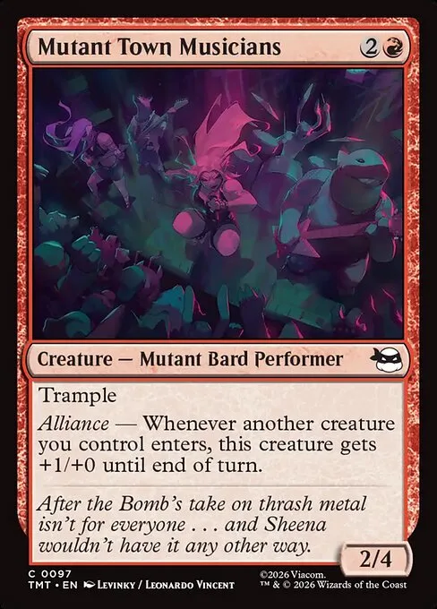 Mutant Town Musicians · Teenage Mutant Ninja Turtles 97/320