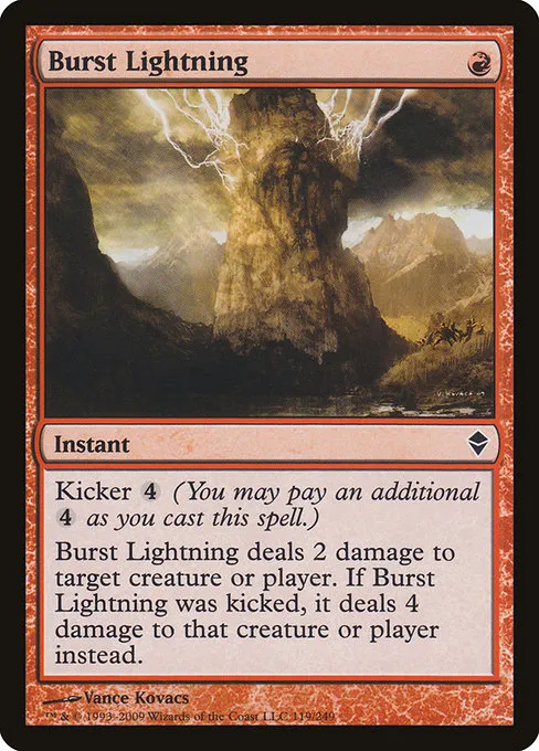 Burst Lightning · Zendikar 119/269